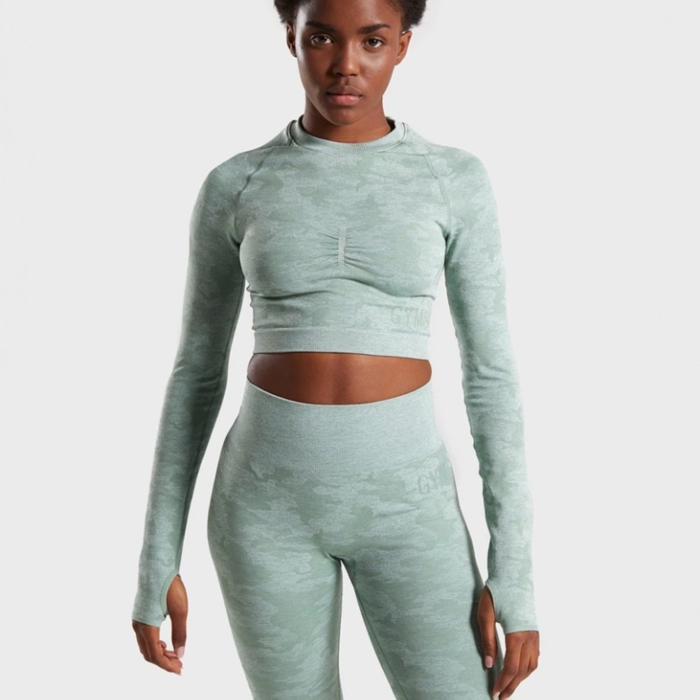 Gymshark Cropped Long Sleeve Small